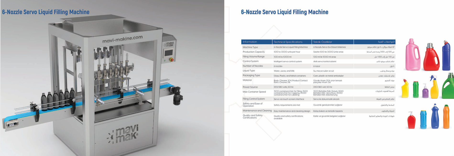 6-Nozzle Liquid Filling Machine
