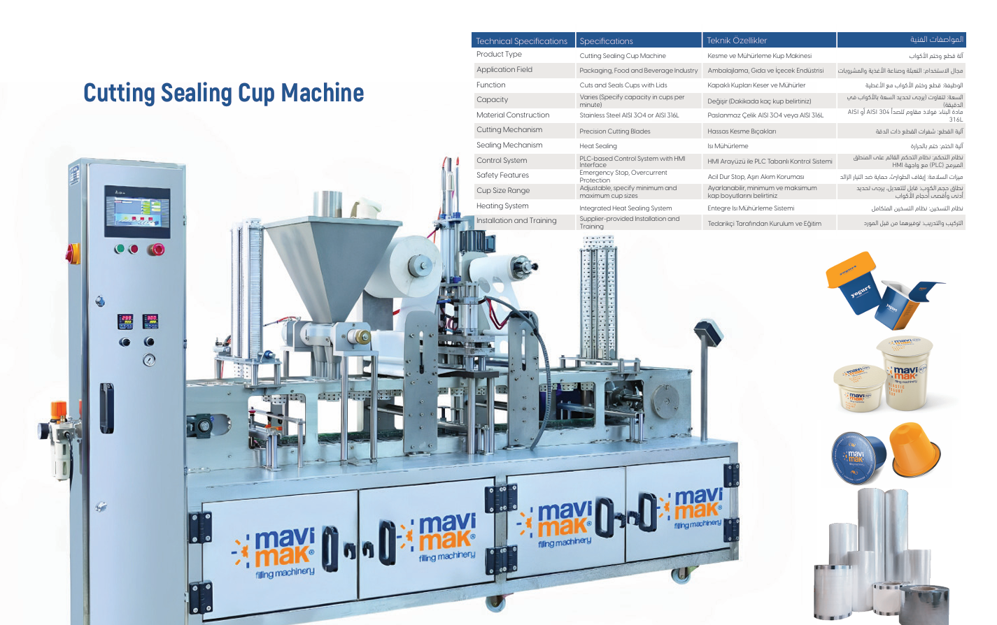 Cutting Sealing Cup Machine