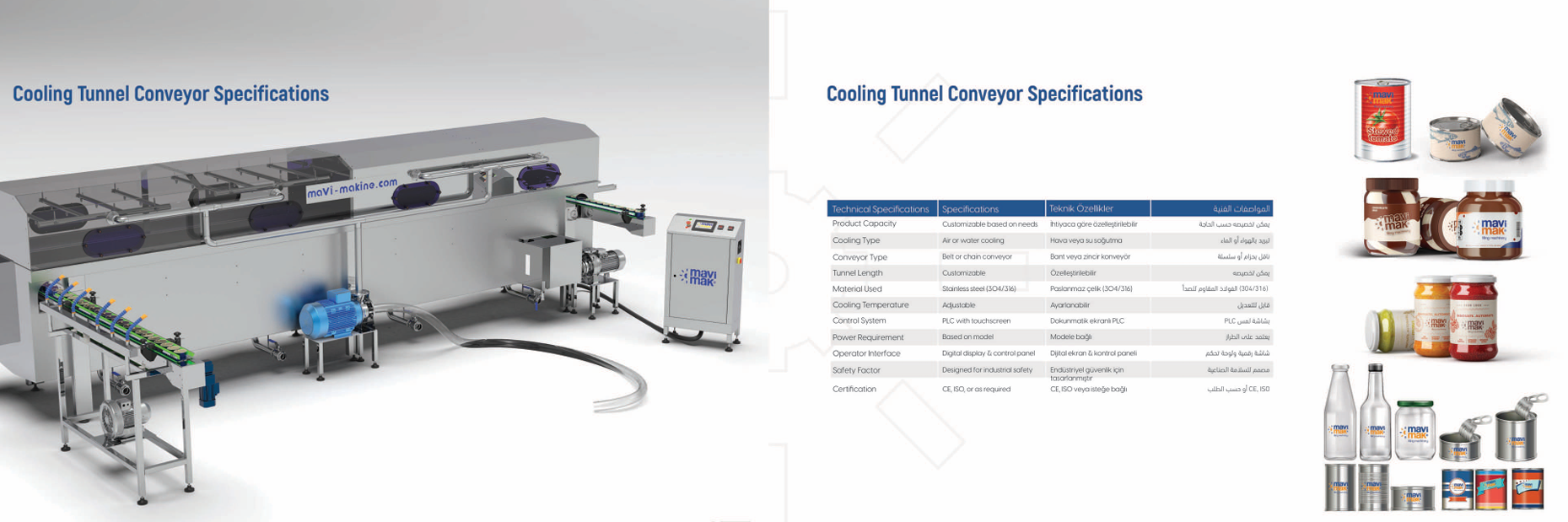Cooling Tunnel Conveyor