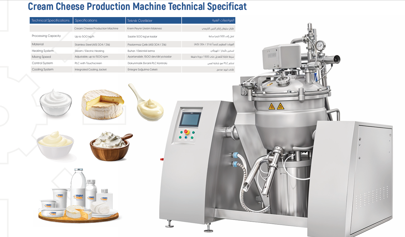 Cream Cheese Production Machine